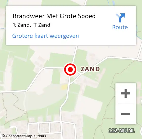 Locatie op kaart van de 112 melding: Brandweer Met Grote Spoed Naar Bakel, Zand op 15 juni 2017 19:48