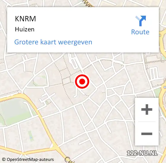 Locatie op kaart van de 112 melding: KNRM Huizen op 22 juni 2017 22:56