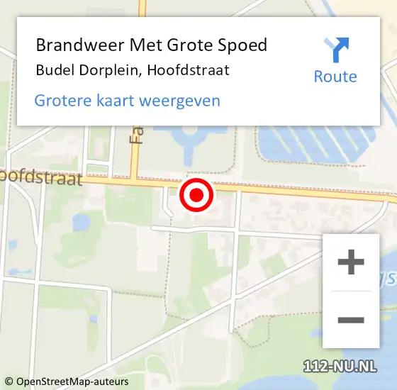 Locatie op kaart van de 112 melding: Brandweer Met Grote Spoed Naar Budel Dorplein, Hoofdstraat op 23 juni 2017 18:43