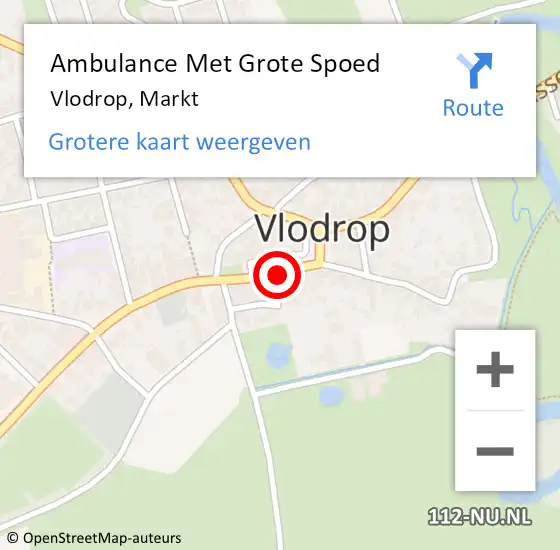 Locatie op kaart van de 112 melding: Ambulance Met Grote Spoed Naar Posterholt, Markt op 29 juni 2017 08:05