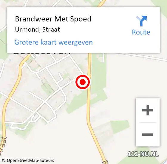 Locatie op kaart van de 112 melding: Brandweer Met Spoed Naar Urmond, Straat op 4 juli 2017 17:59