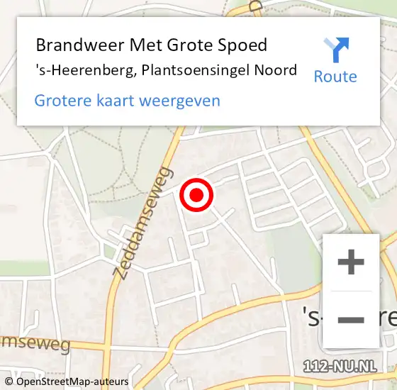 Locatie op kaart van de 112 melding: Brandweer Met Grote Spoed Naar 's-Heerenberg, Plantsoensingel Noord op 30 juli 2017 07:29