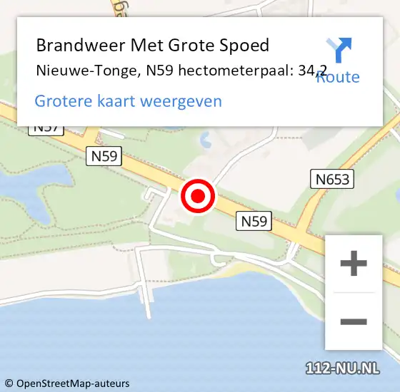 Locatie op kaart van de 112 melding: Brandweer Met Grote Spoed Naar Serooskerke Schouwen, Serooskerkseweg op 26 oktober 2017 06:39