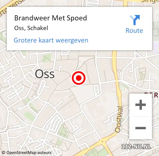 Locatie op kaart van de 112 melding: Brandweer Met Spoed Naar Oss, Schakel op 11 december 2017 02:40