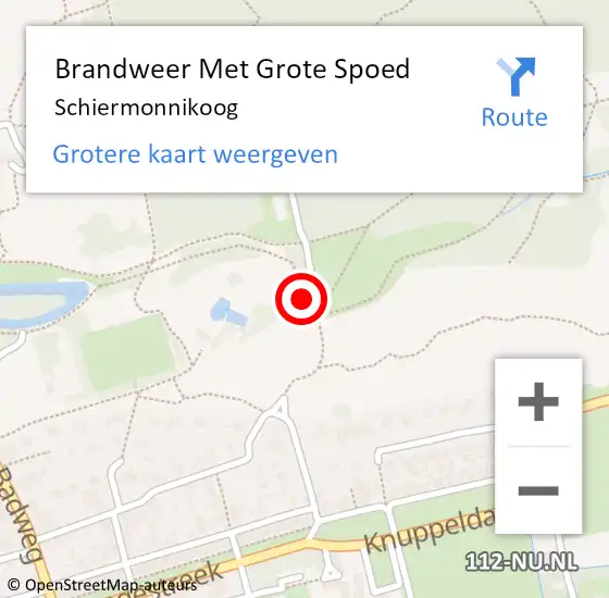 Locatie op kaart van de 112 melding: Brandweer Met Grote Spoed Naar Schiermonnikoog op 21 december 2017 21:40