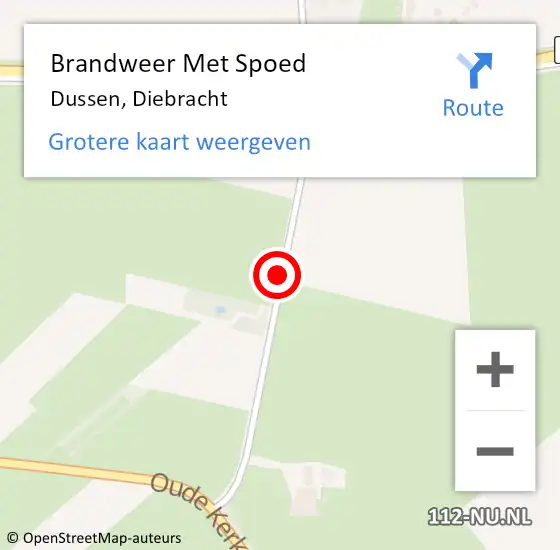 Locatie op kaart van de 112 melding: Brandweer Met Spoed Naar Dussen, Diebracht op 1 januari 2018 00:28