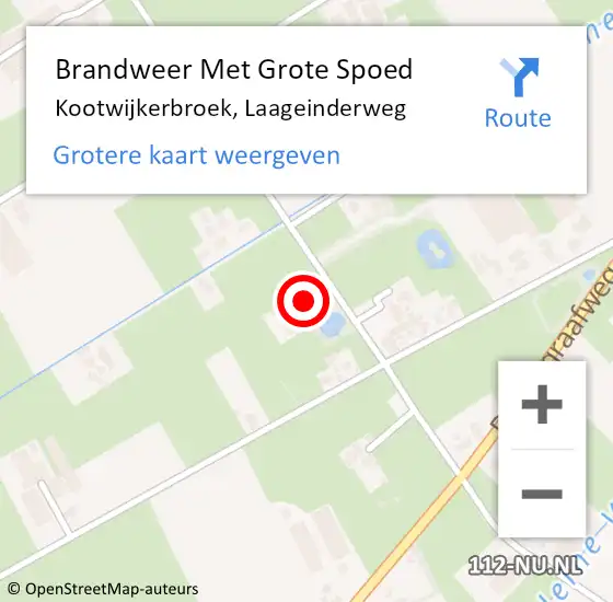 Locatie op kaart van de 112 melding: Brandweer Met Grote Spoed Naar Kootwijkerbroek, Laageinderweg op 3 maart 2018 15:53