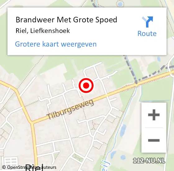 Locatie op kaart van de 112 melding: Brandweer Met Grote Spoed Naar Riel, Liefkenshoek op 5 maart 2018 17:31