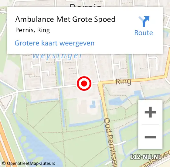 Locatie op kaart van de 112 melding: Ambulance Met Grote Spoed Naar Pernis, Ring op 18 maart 2018 20:28