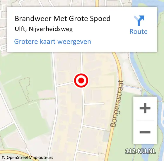 Locatie op kaart van de 112 melding: Brandweer Met Grote Spoed Naar Ulft, Nijverheidsweg op 2 mei 2018 09:57