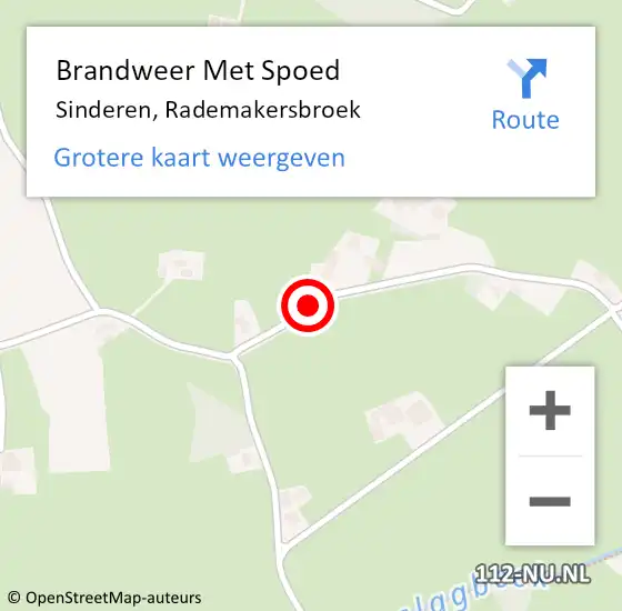 Locatie op kaart van de 112 melding: Brandweer Met Spoed Naar Varsseveld, Rademakersbroek op 25 mei 2018 16:29