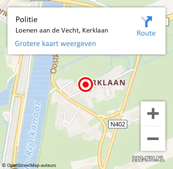 Locatie op kaart van de 112 melding: Politie Utrecht, Damraklaan op 19 juli 2018 11:33