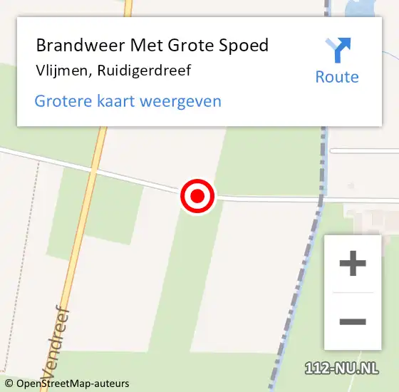 Locatie op kaart van de 112 melding: Brandweer Met Grote Spoed Naar Vlijmen, Ruidigerdreef op 26 juli 2018 20:29