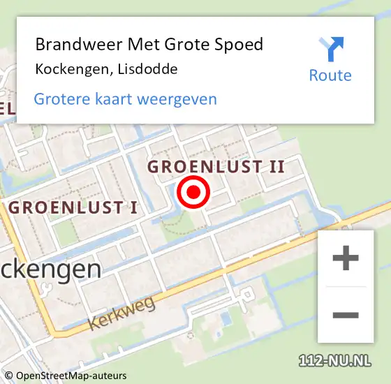 Locatie op kaart van de 112 melding: Brandweer Met Grote Spoed Naar Kockengen, Lisdodde op 30 juli 2018 03:20