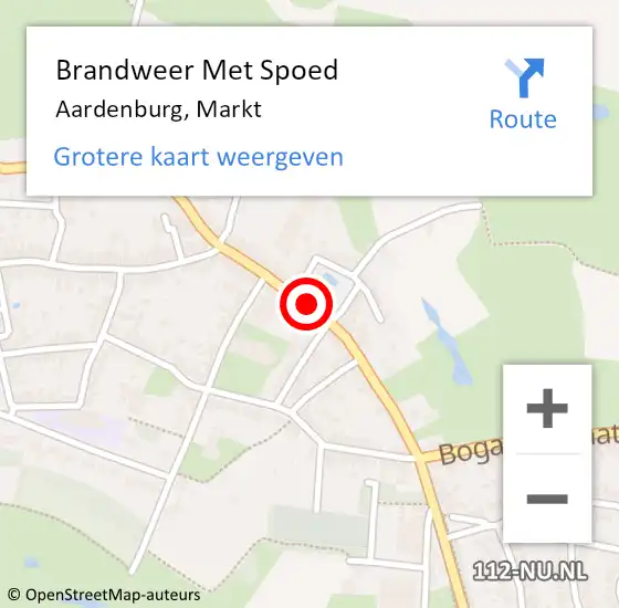 Locatie op kaart van de 112 melding: Brandweer Met Spoed Naar Aardenburg, Markt op 15 september 2018 12:24