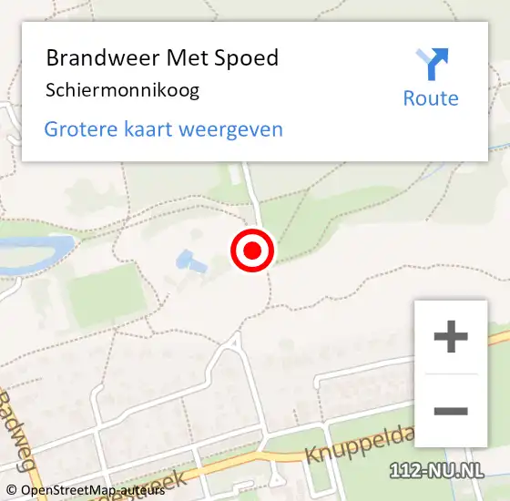 Locatie op kaart van de 112 melding: Brandweer Met Spoed Naar Schiermonnikoog op 17 november 2018 02:10