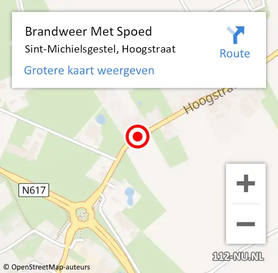 Locatie op kaart van de 112 melding: Brandweer Met Spoed Naar Hoek van Holland, Hoog op 8 december 2018 09:49