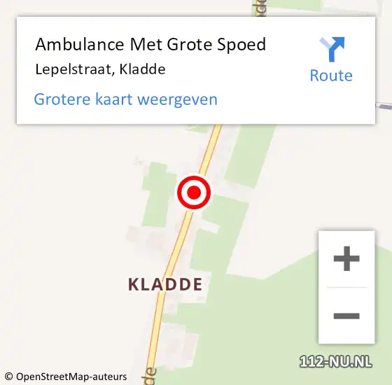 Locatie op kaart van de 112 melding: Ambulance Met Grote Spoed Naar Lepelstraat, Kladde op 5 februari 2019 21:21