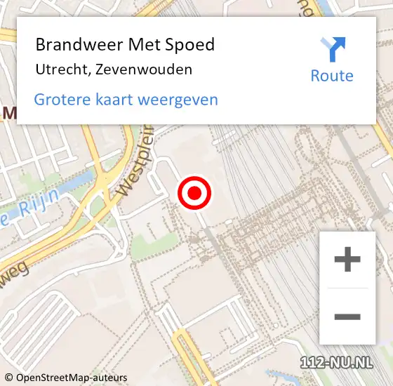 Locatie op kaart van de 112 melding: Brandweer Met Spoed Naar Utrecht, Texel op 26 februari 2019 15:38