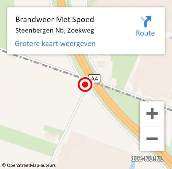 Locatie op kaart van de 112 melding: Brandweer Met Spoed Naar Steenbergen Nb, Zoekweg op 10 maart 2019 14:13