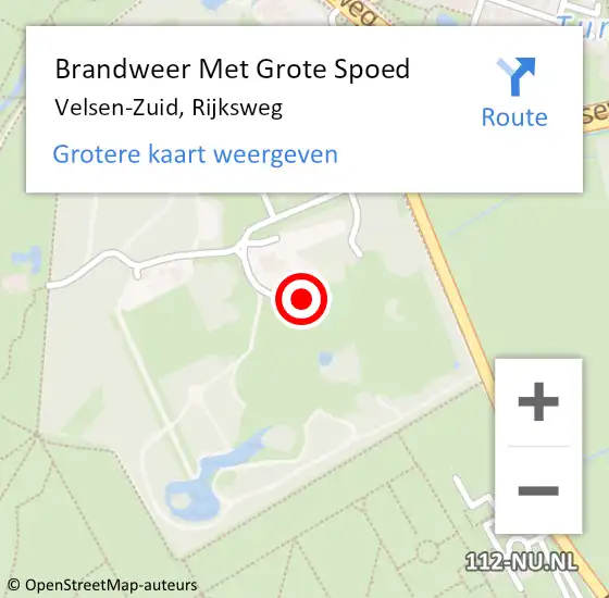 Locatie op kaart van de 112 melding: Brandweer Met Grote Spoed Naar Velsen-Zuid, Rijksweg op 11 april 2019 02:54