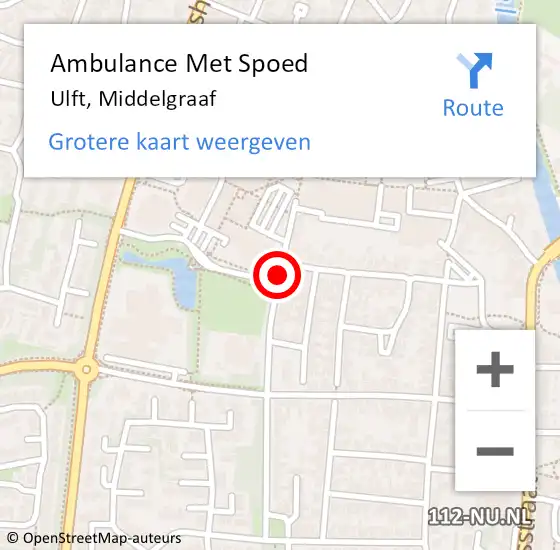 Locatie op kaart van de 112 melding: Ambulance Met Spoed Naar Ulft, Middelgraaf op 5 juni 2019 12:53