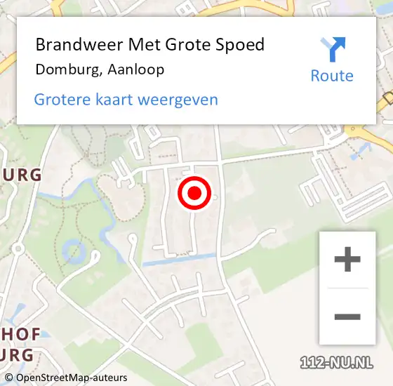 Locatie op kaart van de 112 melding: Brandweer Met Grote Spoed Naar Domburg, Aanloop op 18 juni 2019 14:10