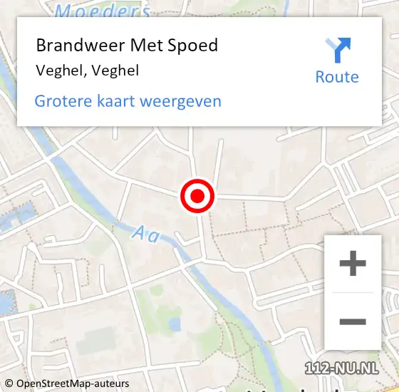 Locatie op kaart van de 112 melding: Brandweer Met Spoed Naar Veghel, Clercxstraat op 3 juli 2019 20:36