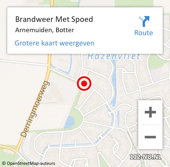 Locatie op kaart van de 112 melding: Brandweer Met Spoed Naar Arnemuiden, Botter op 17 oktober 2019 19:54
