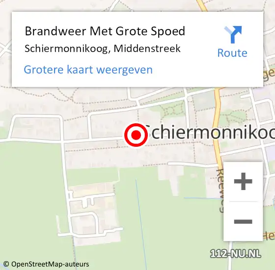 Locatie op kaart van de 112 melding: Brandweer Met Grote Spoed Naar Schiermonnikoog, Middenstreek op 6 december 2019 15:48