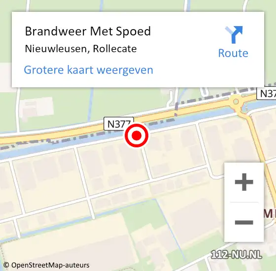 Locatie op kaart van de 112 melding: Brandweer Met Spoed Naar Nieuwleusen, Rollecate op 25 april 2014 19:34