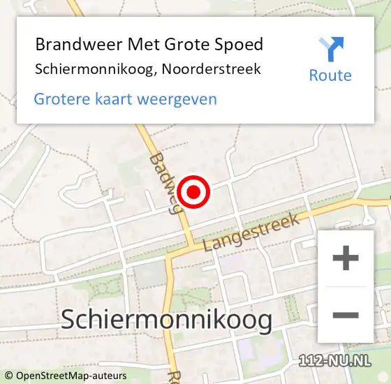 Locatie op kaart van de 112 melding: Brandweer Met Grote Spoed Naar Schiermonnikoog, Noorderstreek op 10 februari 2020 15:51