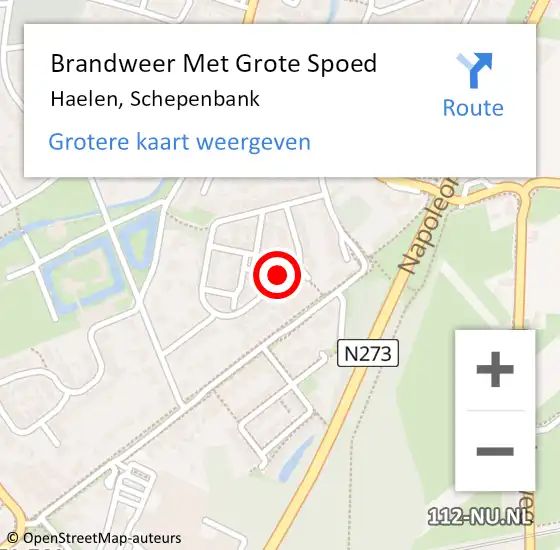 Locatie op kaart van de 112 melding: Brandweer Met Grote Spoed Naar Haelen, Schepenbank op 5 april 2020 02:21