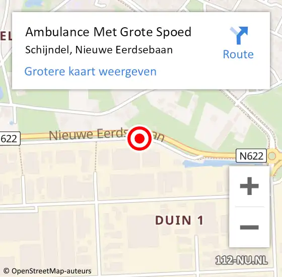 Locatie op kaart van de 112 melding: Ambulance Met Grote Spoed Naar Schijndel, Nieuwe Eerdsebaan op 10 april 2020 12:20