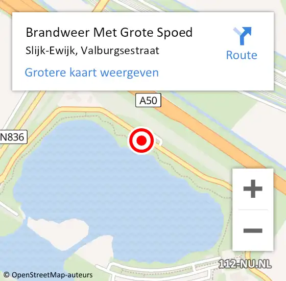 Locatie op kaart van de 112 melding: Brandweer Met Grote Spoed Naar Slijk-Ewijk, Valburgsestraat op 2 mei 2020 14:56