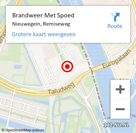 Locatie op kaart van de 112 melding: Brandweer Met Spoed Naar Nieuwegein, Remiseweg op 21 mei 2020 21:44