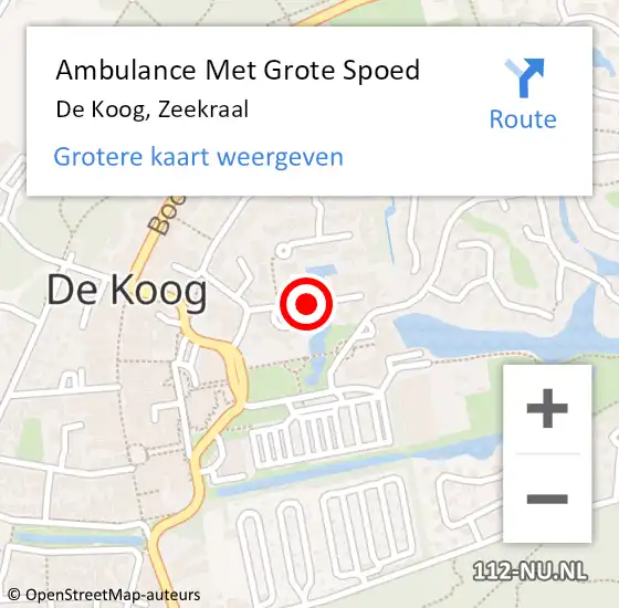 Locatie op kaart van de 112 melding: Ambulance Met Grote Spoed Naar De Koog, Zeekraal op 29 juni 2020 23:08