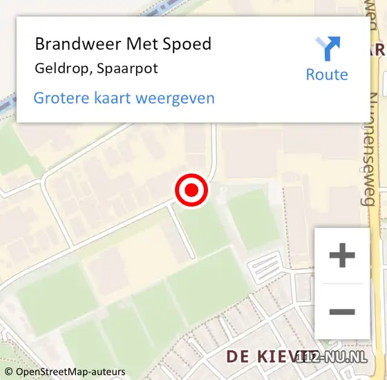 Locatie op kaart van de 112 melding: Brandweer Met Spoed Naar Geldrop, Spaarpot op 25 maart 2021 05:36