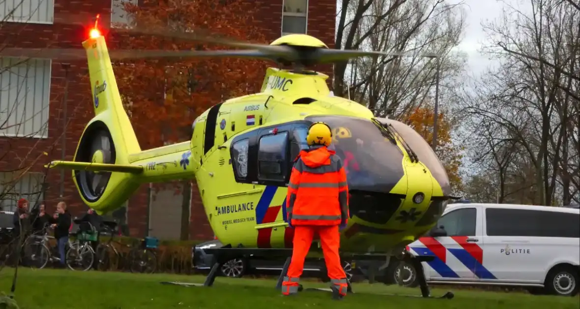 Traumahelikopter PH-UMC van Rotterdam The Hague Airport naar Goes op maandag 5 mei 2025 1:14