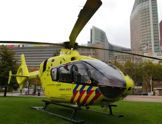 Traumahelikopter naar Rotterdam The Hague Airport | 25 februari 2024 20:55