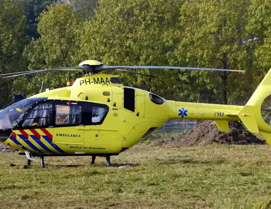Traumahelikopter onderweg vanuit Rotterdam The Hague Airport | 26 februari 2024 5:07