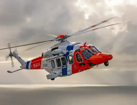 Kustwachthelikopter onderweg vanuit Erasmus MC | 4 maart 2024 23:06