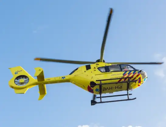 Traumahelikopter onderweg vanuit Amsterdam Heliport | 28 maart 2024 14:30