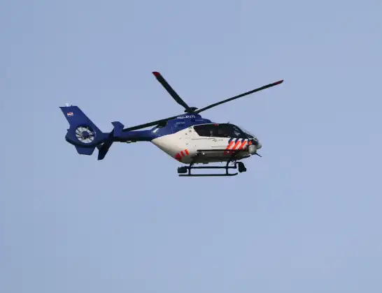 Politiehelikopter onderweg vanuit Vliegbasis Volkel | 29 maart 2024 14:51