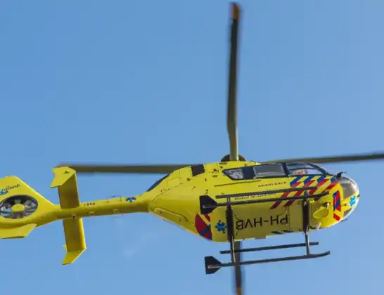 Traumahelikopter onderweg vanuit Amsterdam Heliport | 16 april 2024 6:43
