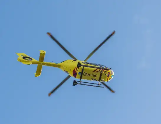 Traumahelikopter naar Lelystad Airport | 16 april 2024 13:13