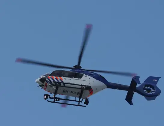 Politiehelikopter onderweg vanuit Ter Aar | 17 april 2024 15:40