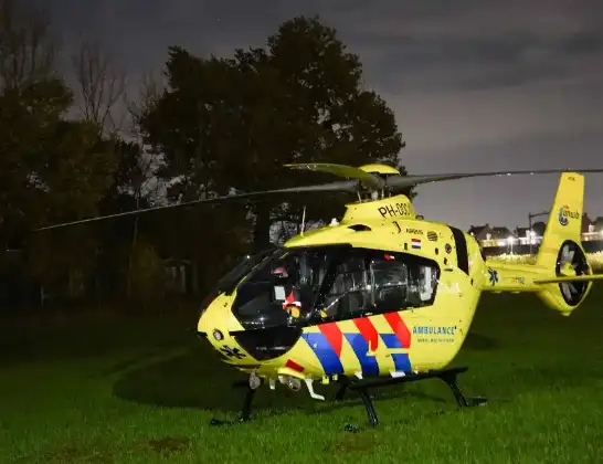 Traumahelikopter onderweg vanuit Universitair Medisch Centrum Groningen | 17 april 2024 16:39