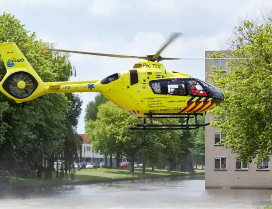 Traumahelikopter onderweg vanuit Academisch Medisch Centrum (AMC) | 25 april 2024 7:55