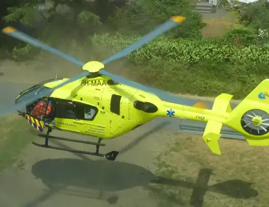 Traumahelikopter onderweg vanuit Sankt Augustin | 26 april 2024 9:51